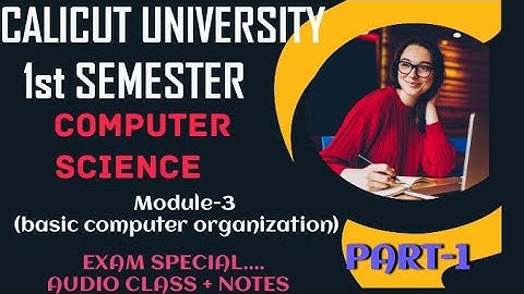 Calicut University 1st semester computerscience#important #semester#exam #calicutuniversity#notes