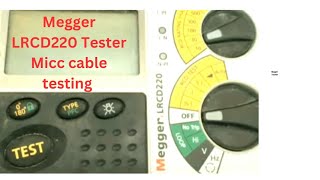 MICC Cable Insulation Test with Megger Meter | Step-by-Step Guide #MICCCable#MeggerTest