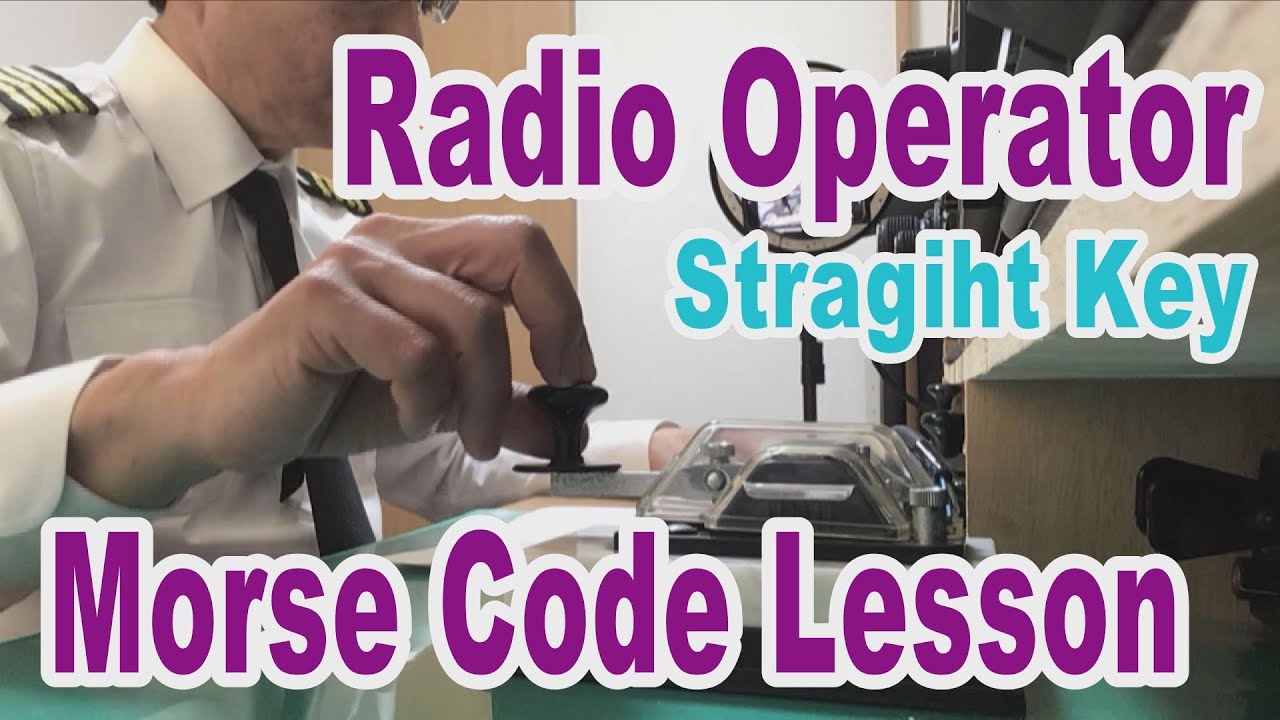 Basic Radioman Training Amateur Radio CW lesson ! Professional training Japan's Radio Officer ...