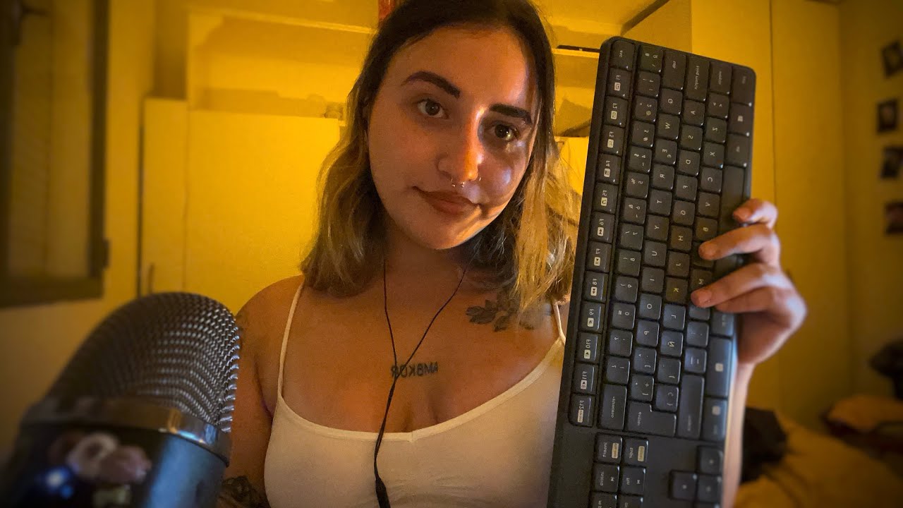 ASMR KEYBOARD | sonidos cosquillosos de TECLADO ⌨️ 