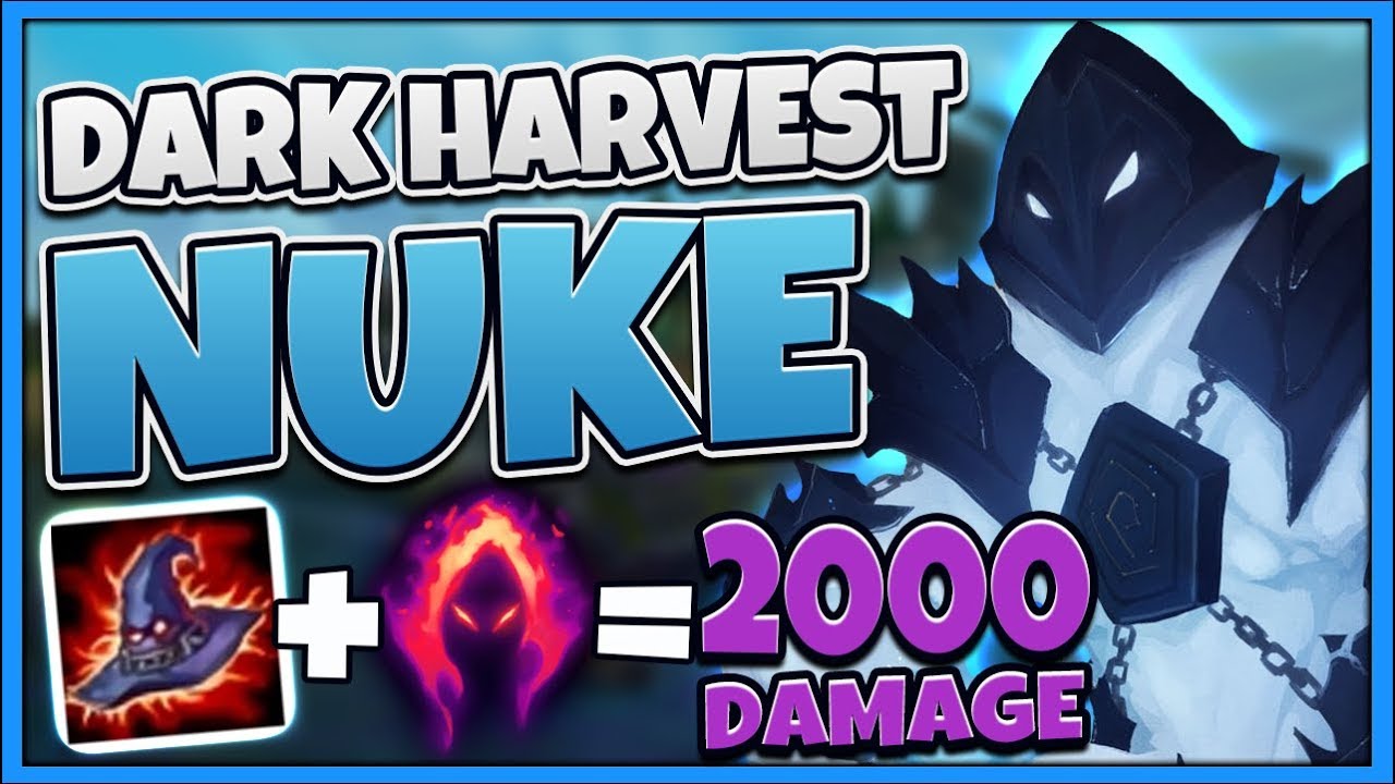 #1 XERATH WORLD DARK HARVEST NUCLEAR BUILD (INSANE ONE SHOTS) - League of Legends