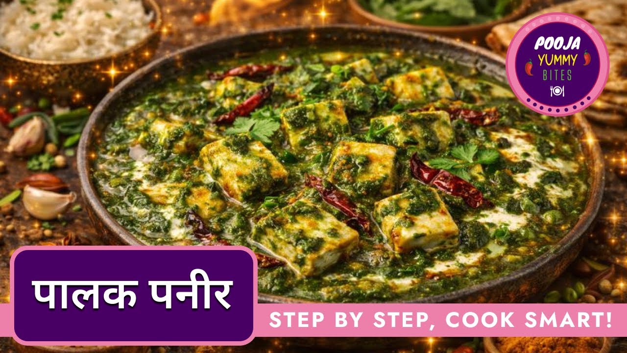 Dhaba Style Palak Paneer | Easy & Creamy Palak Paneer Recipe 