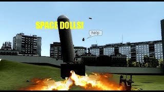 [GMOD FUN] #9 The D**do Rocket Space Program!