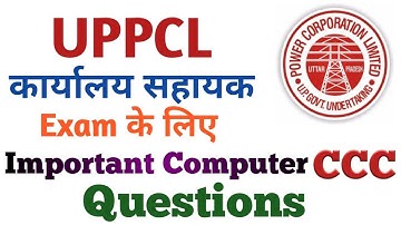 UPPCL Office Assistant exam Computer ( CCC ) Questions