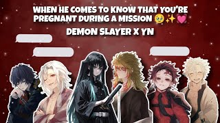 He comes To know that you're pregnant during a Mission🥹💗🔥 Demon Slayer X YN Texting Story Requested 