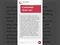What happens at a postnatal check‑up?