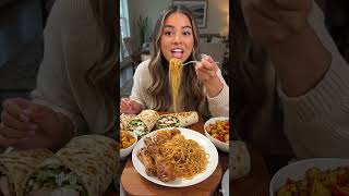 Loaded Fried Potatoes &amp; Spaghetti with Juicy Chicken Combo 🍗🔥#TastyMeals #FoodReels #YummyEats