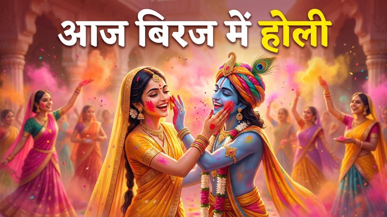 Aaj Biraj Mein Holi Re Rasiya | New Radha Krishna Holi Bhajan 2026 | Barsana Holi Song
