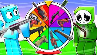 Sobreviva a Roleta de Armas no Minecraft!
