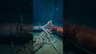 Epic Giant Squid vs Colossal Squid Fight in the Abyss 🔥 | Real Deep Sea Monsters Battle