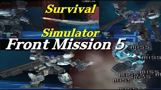 Front Mission 5 Survival Simulator Final Boss Battle Gatling Gun Bazooka Rocket Missile Launcher screenshot 5