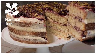 How to make blackberry and pistachio cake - a special recipe from the National Trust