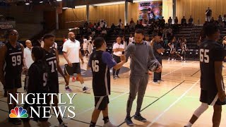 Inside Stephen Curry’s Camp For Young Underdog Athletes | NBC Nightly News
