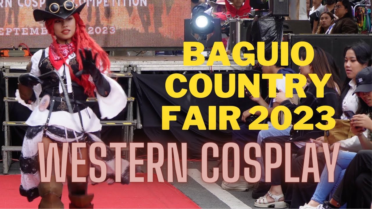 Baguio Country Fair 2023 Western Cosplay Competition at Session Road, Baguio City