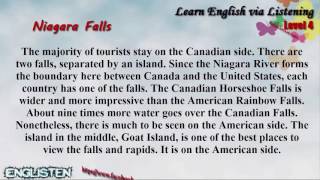 Learn English via Listening Level 4 Unit 3 Niagara Falls