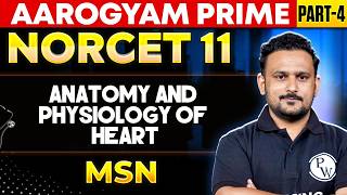 NORCET 11 Preparation Anatomy and Physiology of Heart Explained | MSN Part 4 | Aarogyam Prime