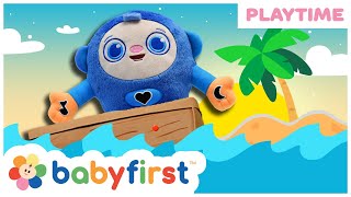 learn animals for kids peekaboo friends in a new adventure playtime for babies babyfirst tv