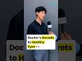 Advice for Dry Eyes? Surgeon &amp; Physician Dr. Patrick Wang #dryeye  #wellnesstips #viralshort