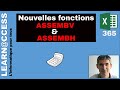Excel  365  nouvelles  fonctions  assembv et assembh