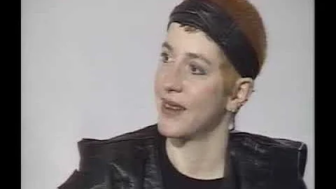 Kathy Acker at the ICA, 1986