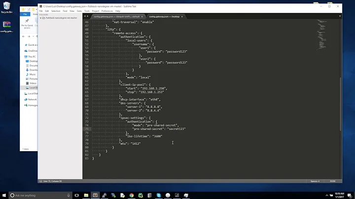 Ubiquiti Unifi USG: Setting up VPN L2TP Over IPSEC