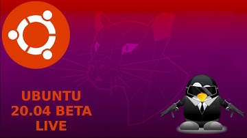 UBUNTU 20.04 BETA INSTALL | LIVE STREAM