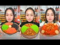 Rainbow Ice Crunch Mukbang | Colorful Flavored Ice ASMR Eating Sounds #13