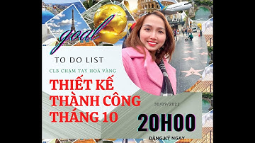 Cách đạt mục tiêu tài chính thông minh Tháng 10 Năm 2022