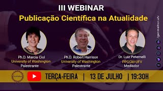 III Webinar: Publicação científica na atualidade