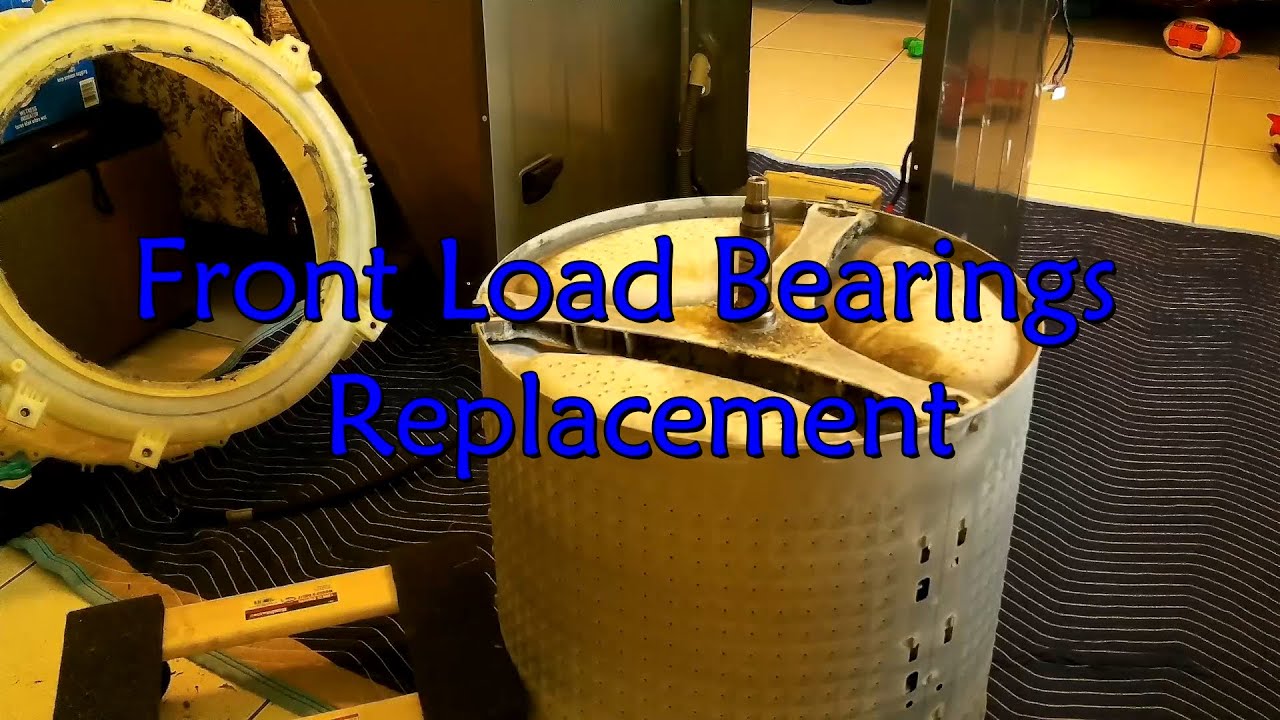 Front Load Washer Bearings Replacement YouTube