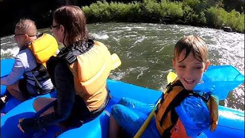 Colorado River Rafting near Glenwood Springs Colorado, Exploring with Derek