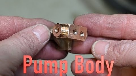 Machining a Model Steam Engine Part 14 - Steam Pump Body