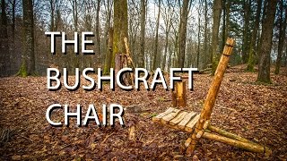 How to make the Bushcraft Chair. I had a accident with my right knee and a drawknife, four months ago, i am still marked here. Music 