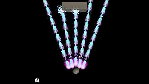 Space Shooter Projectile 2.5D Part 1 Demo 2 video (Xtreme!)