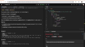 Partition String Into Substrings With Values at Most K