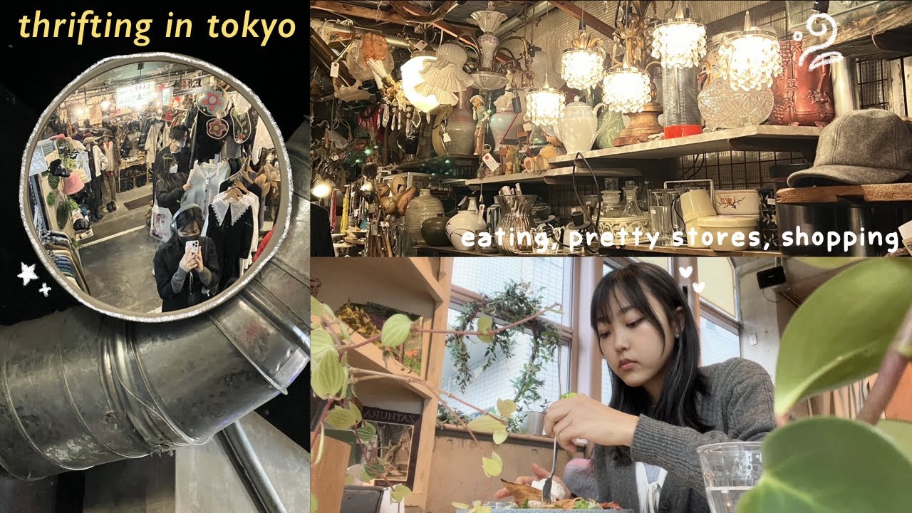 thrifting in japan🧚🏻📷  [下北沢vlog: 古着屋・カフェ]