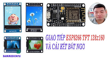 Hướng dẫn lập trình ESP8266 giao tiếp với màng hình OLED TFT 128x160 | Đam Mê Điện Tử