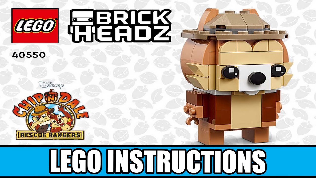 BrickHeadz - Chip & Dale (Chip) LEGO instructions