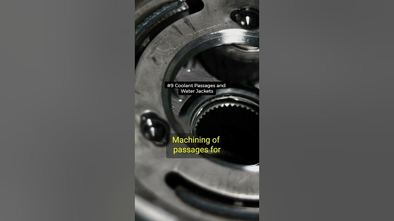 Engine block coolant passages and water jackets part 9 12 