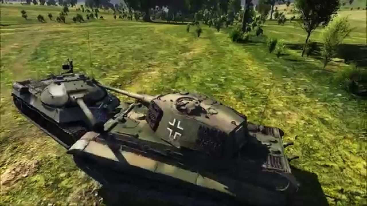 War Thunder Simulator Battles King Tiger  II vs  IS 3 