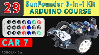 Lesson 29: Car-7 Controlling SunFounder Smart Car using Remote Controller |  Robojax