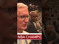 Mike Breen - "I feel so happy for the fans. I've been a fan since I was about seven years old.