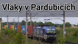 Vlaky v Pardubicích 21.4.2024