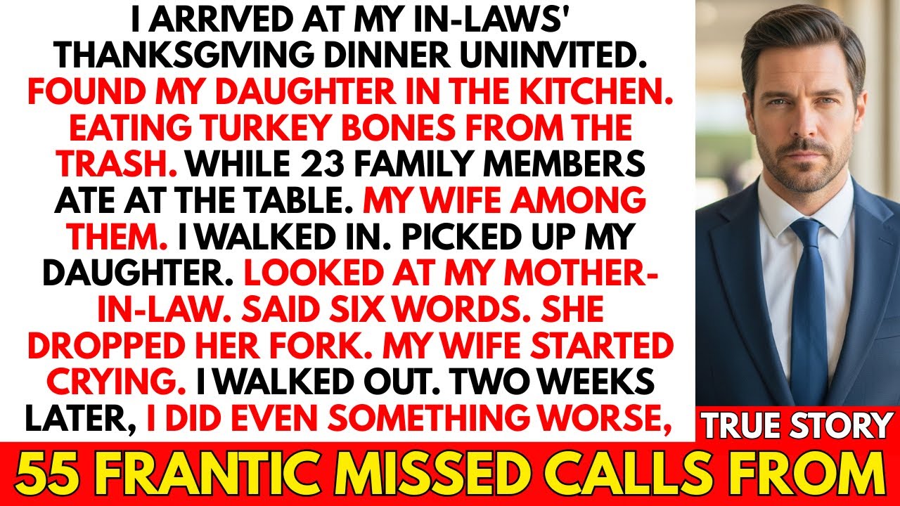 Found Daughter Eating Turkey Bones From Trash at Thanksgiving. 23 People at Table. I Said 6 Words.