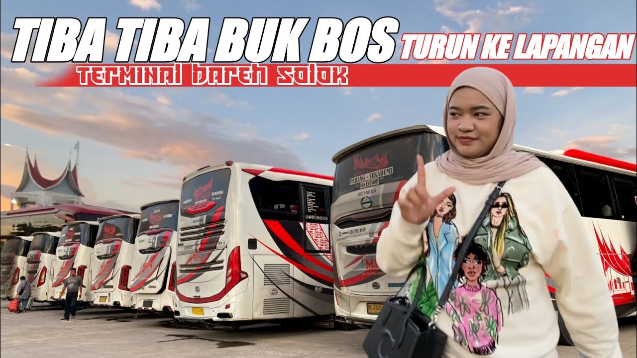 BUK BOSS TURUN KELAPANGAN, 7 UNIT MPM MEMASUKI TERMINAL BAREH SOLOK