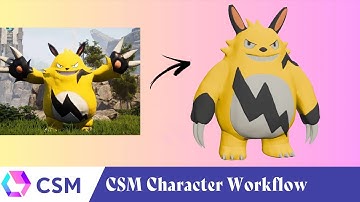 CSM Character Workflow (Speed-up Video)