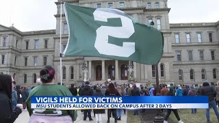 Vigils held for victims of Michigan State shooting