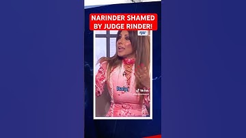 Narinder Kaur live op televisie vernederd door tv-rechter Rinder en Carole Malone na leugen over ...