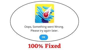 Fix Stack Ball Oops Something Went Wrong Error. Please Try Again Later Problem Error Solved