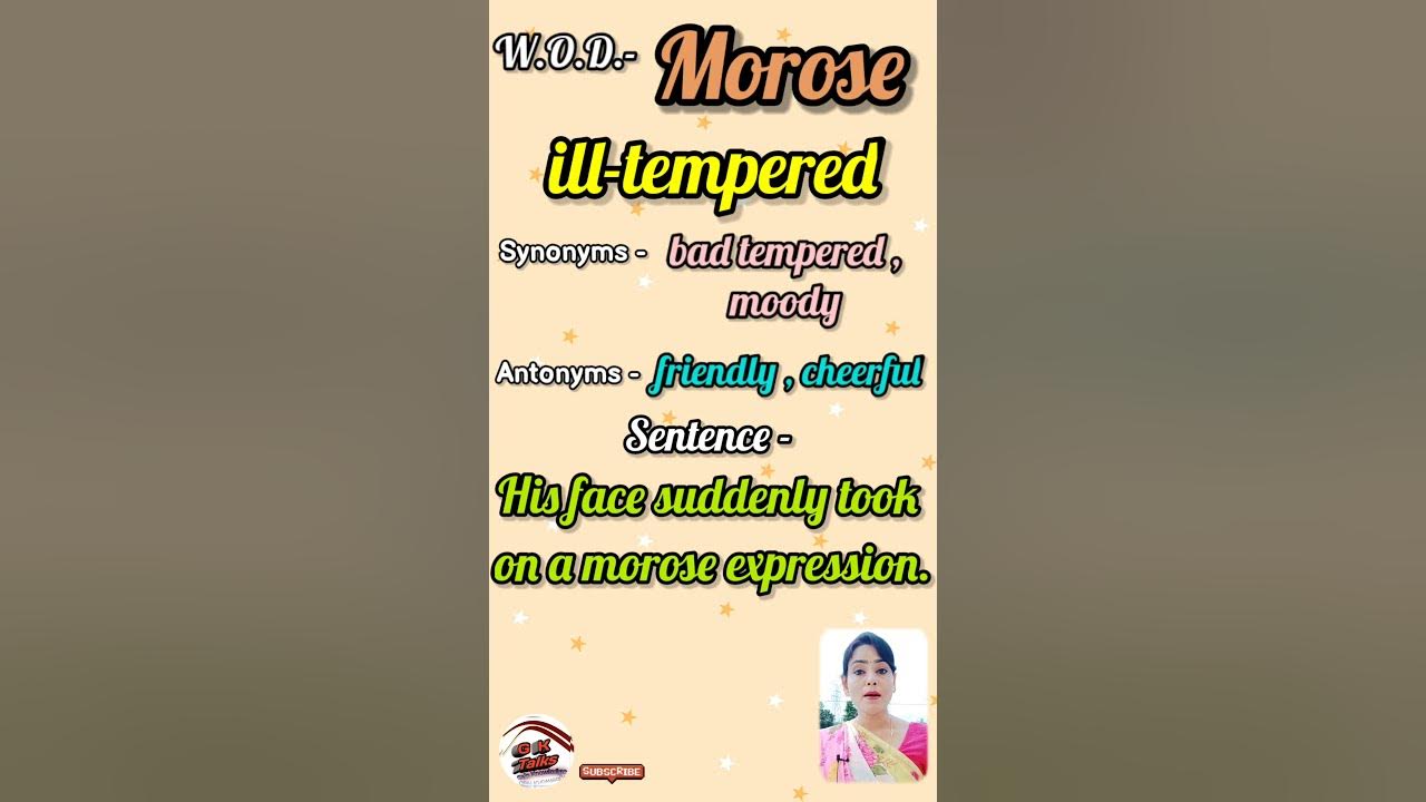 shorts-word-of-the-day-morose-meaning-synonyms-antonyms